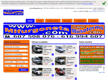 Tablet Screenshot of mifurgoneta.com